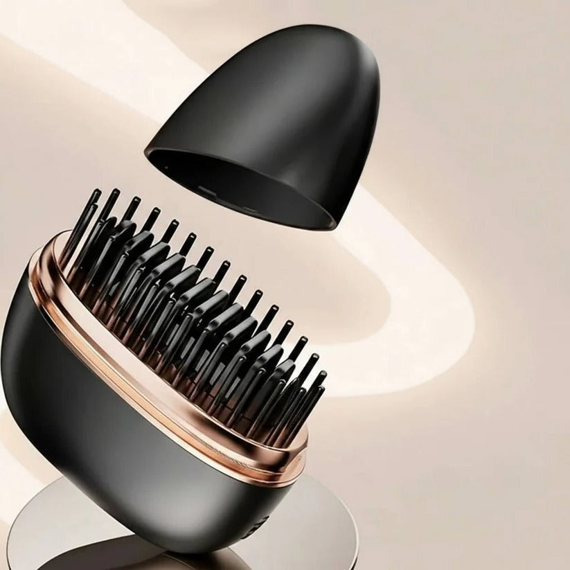 Portable Cordless Hair Straightening Brush – USB Charging