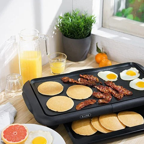 24-Inch Electric Griddle for Pancakes - Large Kitchen Tabletop Maker