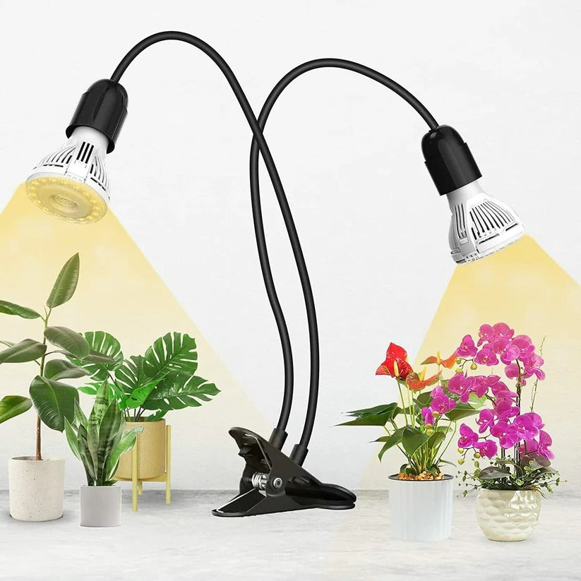 Gooseneck LED Grow Light for Indoor Greenhouse Plants – Full Spectrum