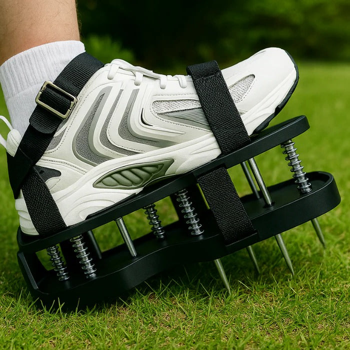 Lawn Care Aerator Footwear for Effortless Grass Health