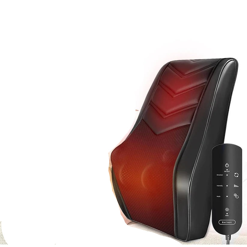 Soothing Heat & Massage Pillow for Neck and Back Relief with 3 Settings