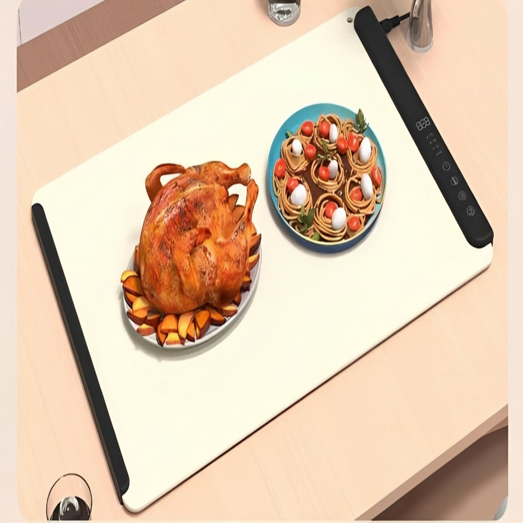 Flexible Food Warming Mat with Adjustable Heat Control