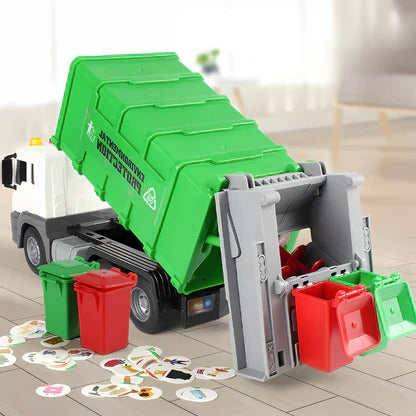 Toy Garbage Truck with Interactive Features