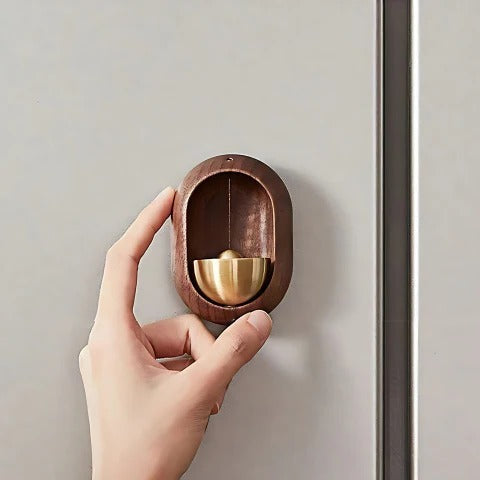 Natural Wood Door Bell
