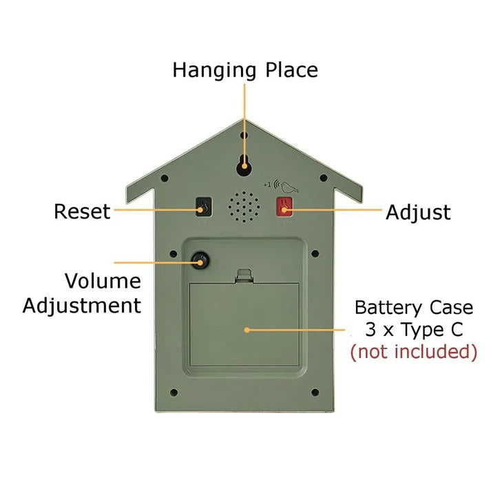 Decorative Design Cuckoo Wall Clock