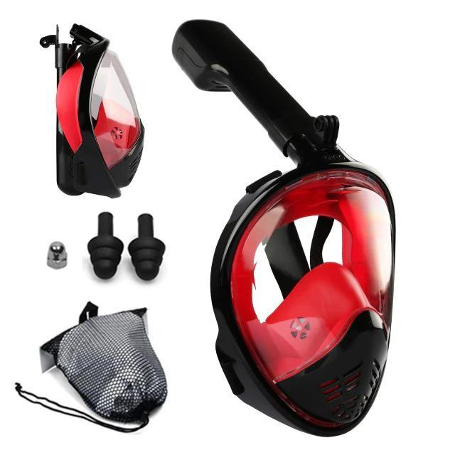 Premium 180° Full Face Snorkeling Mask with Dry Snorkel