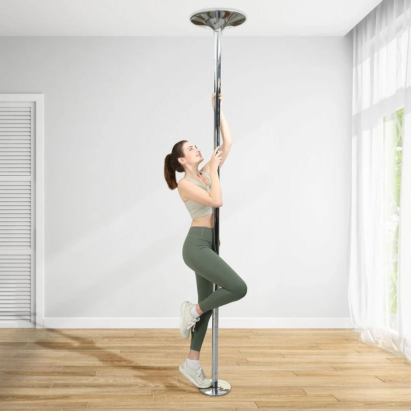 1.7in Portable Dance Pole for Home Fitness and Spinning Workouts