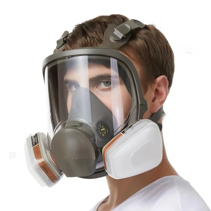 Versatile Full Face Safety Mask with Anti-Fog Protection