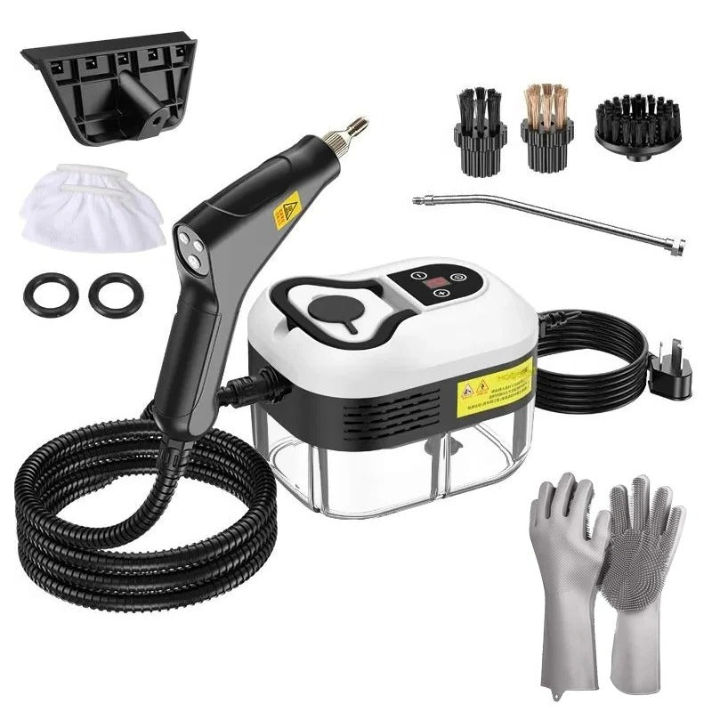 2500W Ultra High-Pressure Steam Cleaning System with Protective Gear