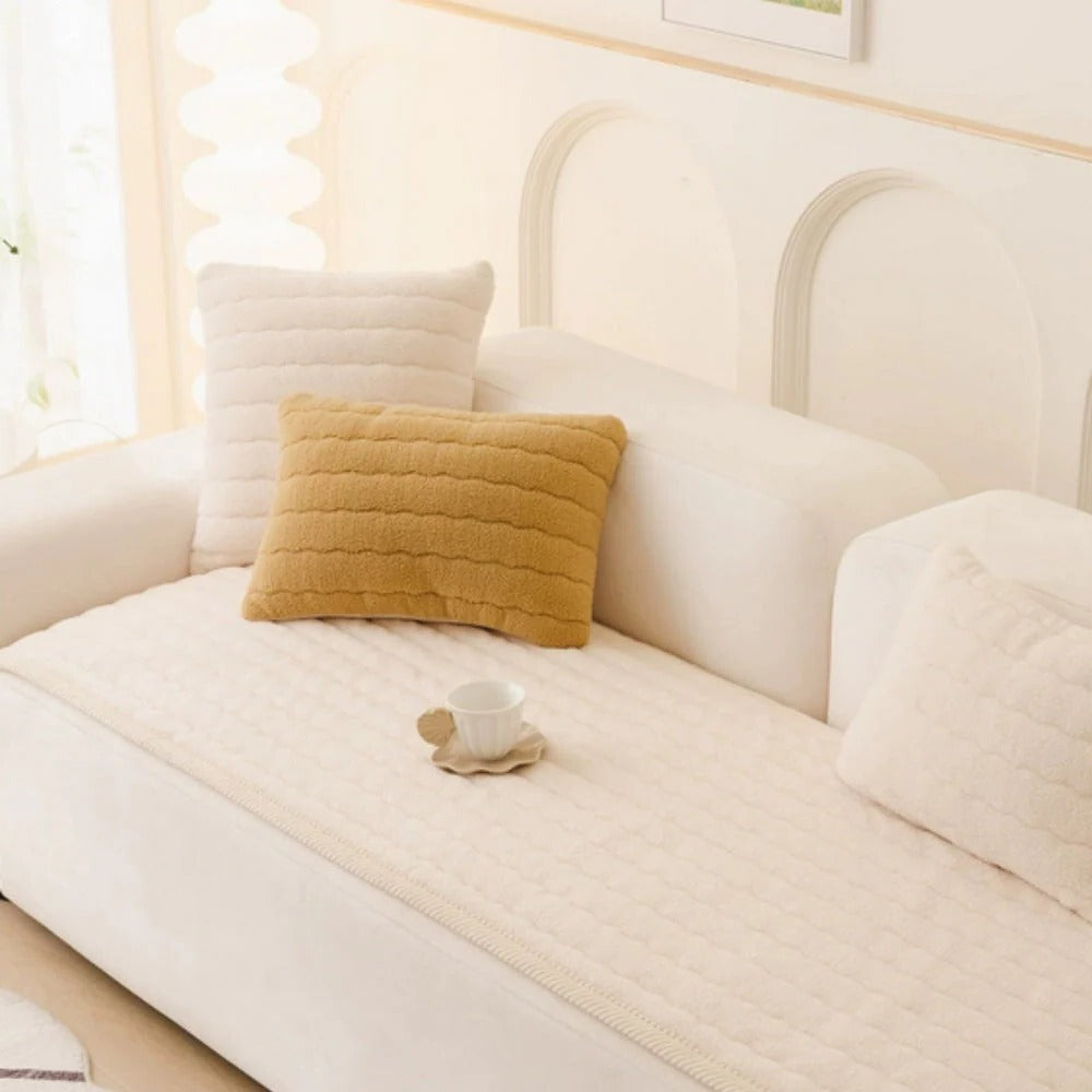 Soft Touch Couch Protector with Non-Slip Backing