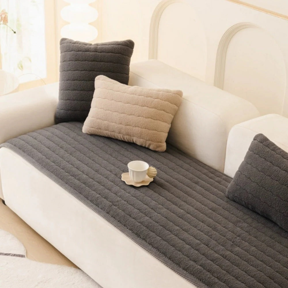 Soft Touch Couch Protector with Non-Slip Backing