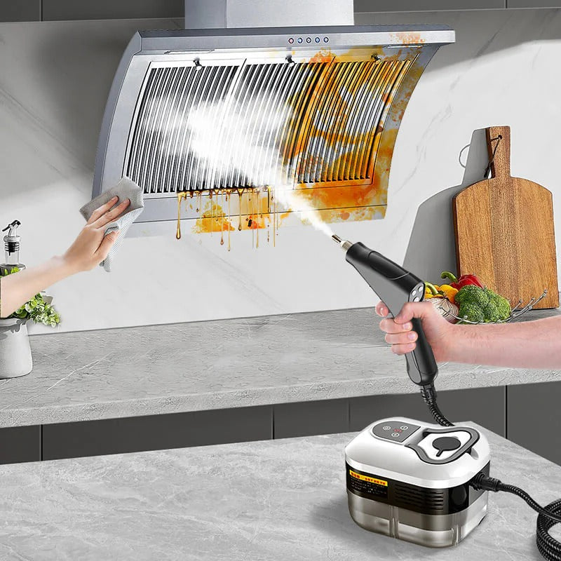 2500W Ultra High-Pressure Steam Cleaning System with Protective Gear