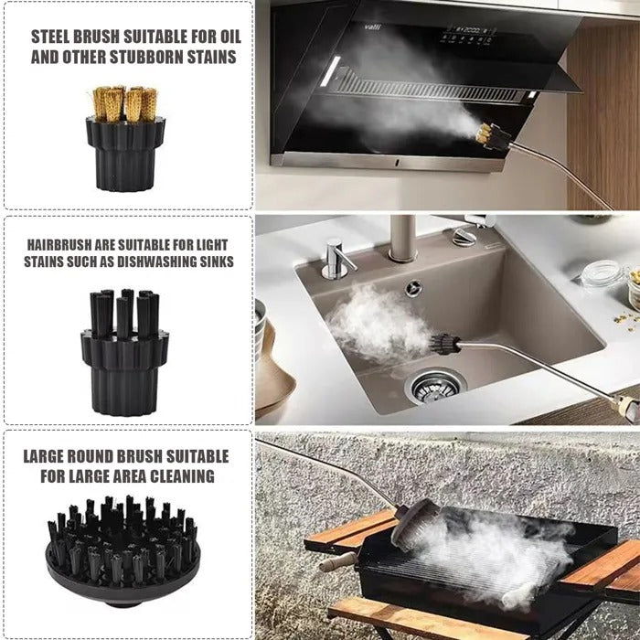 2500W Ultra High-Pressure Steam Cleaning System with Protective Gear