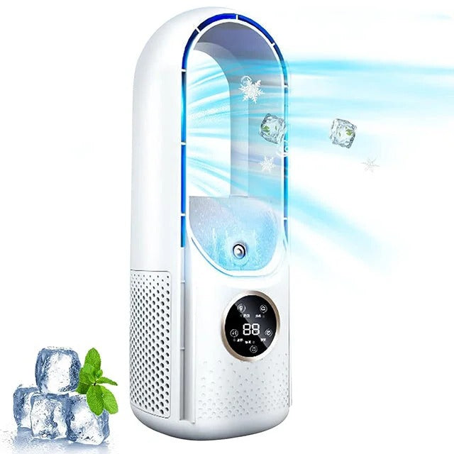 Quiet Portable Air Cooler for Home and Office without Blades