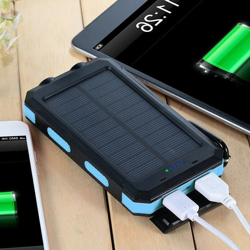 Waterproof Power Bank with 500000mAh Solar Charging Capacity