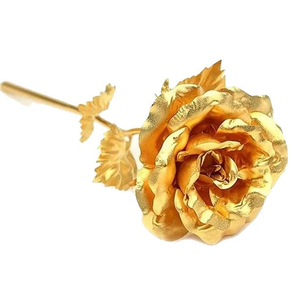 Elegant 24K Gold-Plated Rose in Gift Presentation