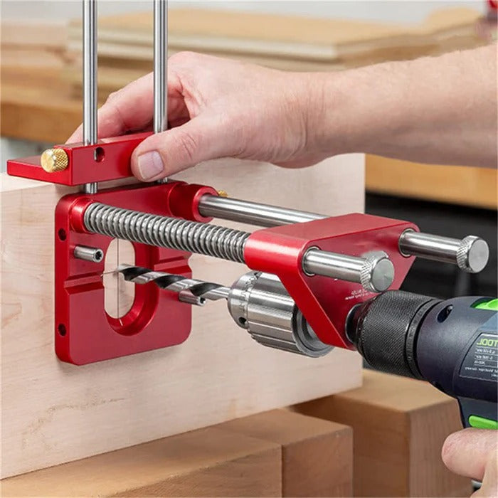 Adjustable Drilling Locator Tool for Woodworking - Home Template Guide