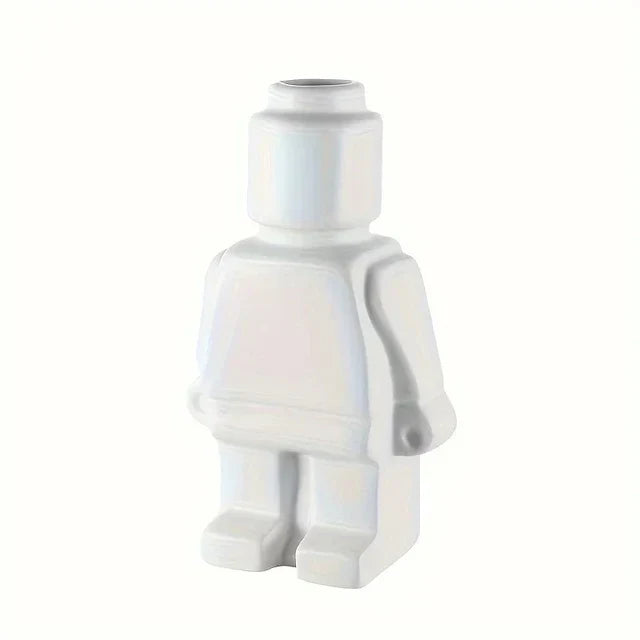 Ceramic Vase for Building with Lego Blocks