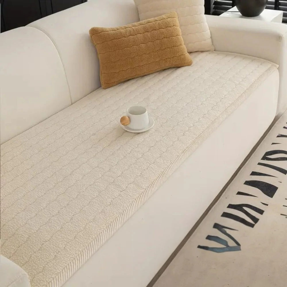 Soft Touch Couch Protector with Non-Slip Backing