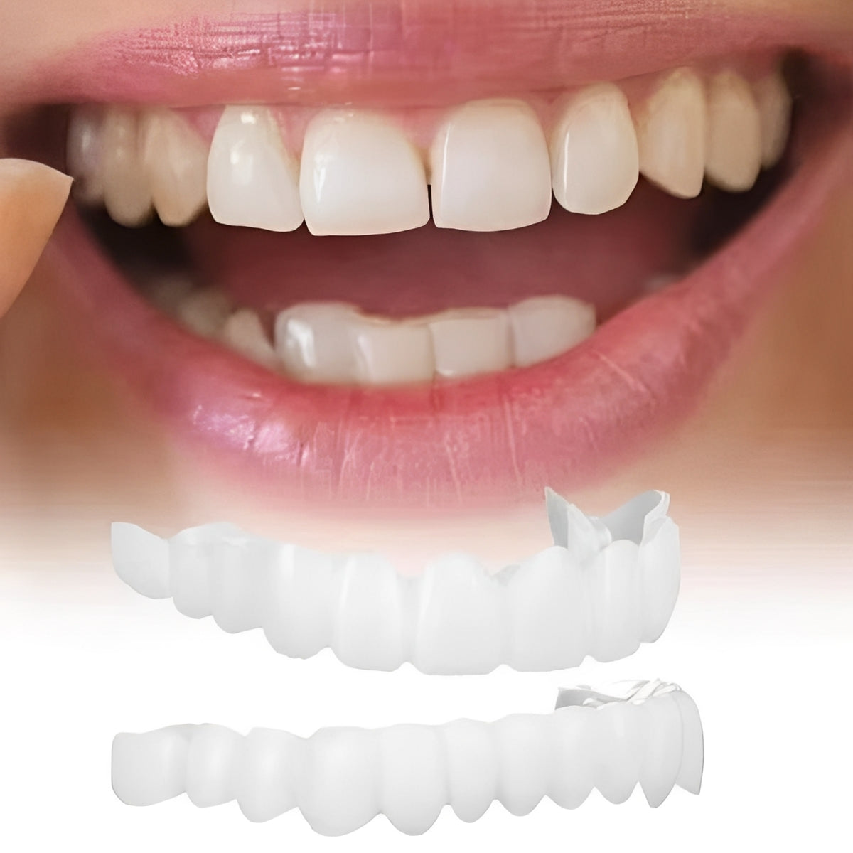 Instant Smile Cosmetic Tooth Covers for Adults - 2 Pack