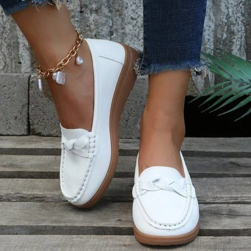 Women’s Easy-On Comfort Loafers, Everyday Casual Footwear