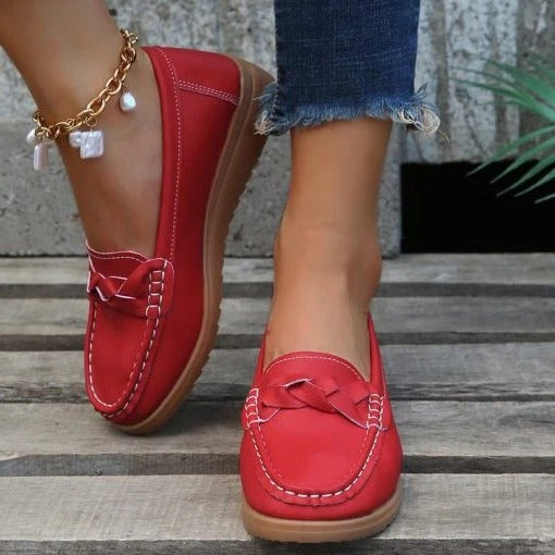 Women’s Easy-On Comfort Loafers, Everyday Casual Footwear