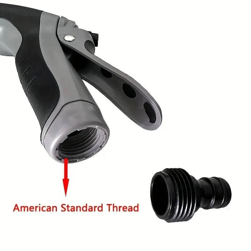 Premium Stainless Steel Long Reach Hose Nozzle with Versatile Spray Options