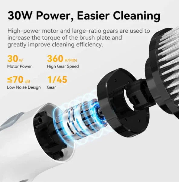 Cordless Electric Cleaning Brush with Rechargeable Battery