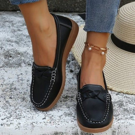 Women’s Easy-On Comfort Loafers, Everyday Casual Footwear