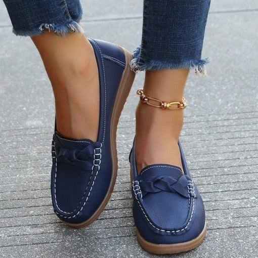Women’s Easy-On Comfort Loafers, Everyday Casual Footwear