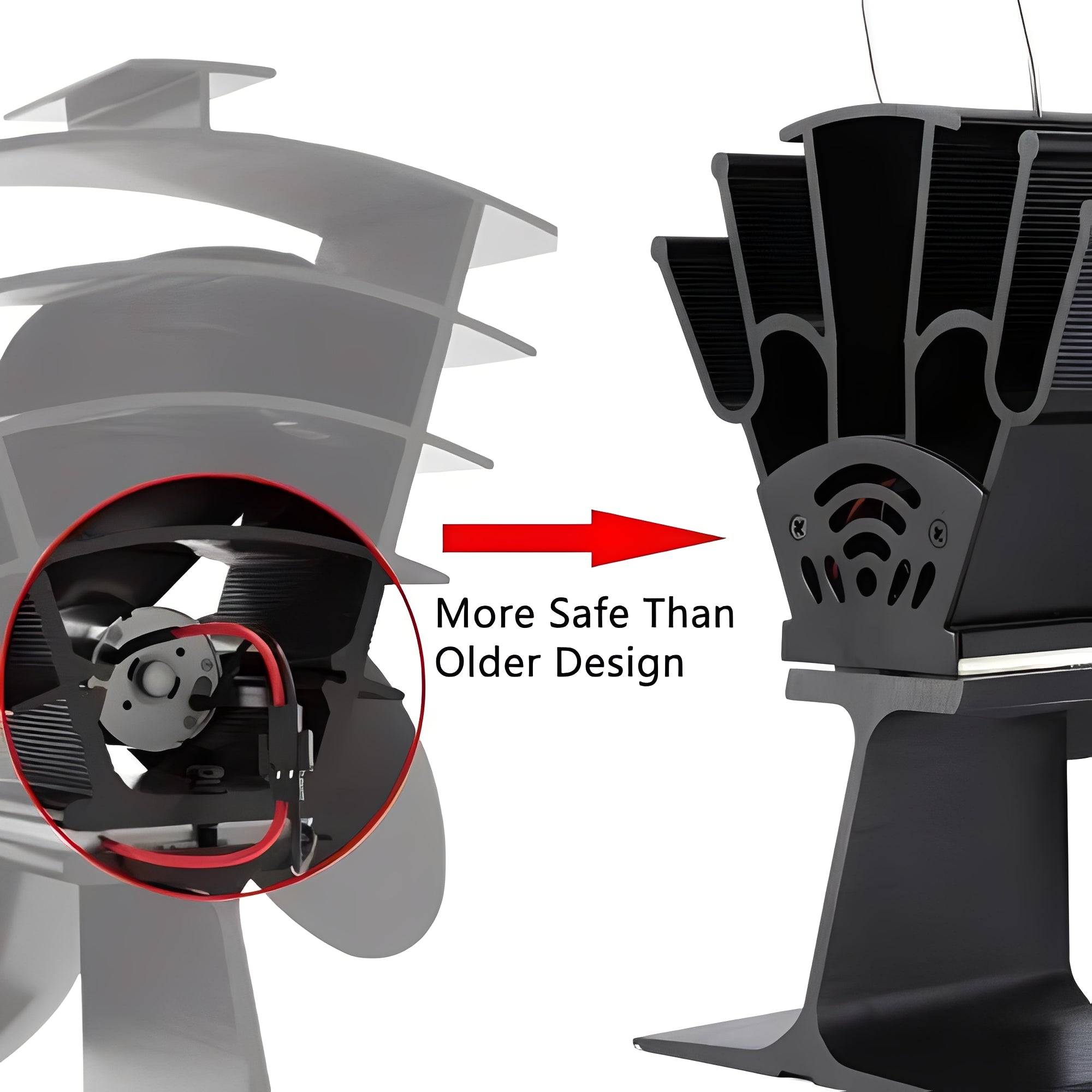 HeatWave Fan for Efficient Wood Stove Airflow Management