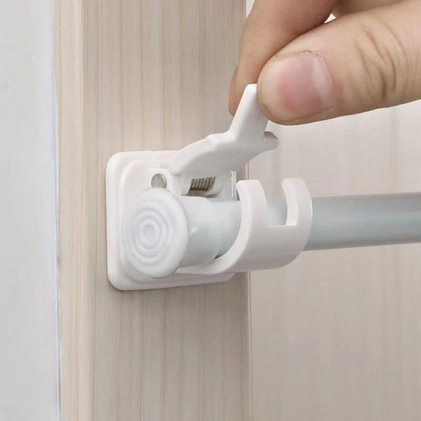 Flexible Drapery Holders with Adjustable Features