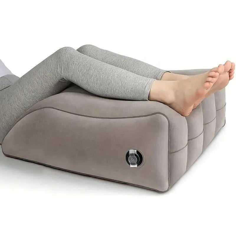 Elevate & Relax: Adjustable Inflatable Leg Support Pillow