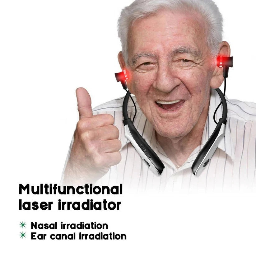 Rechargeable Dual Probe Red Light Therapy Device for Ear and Nose