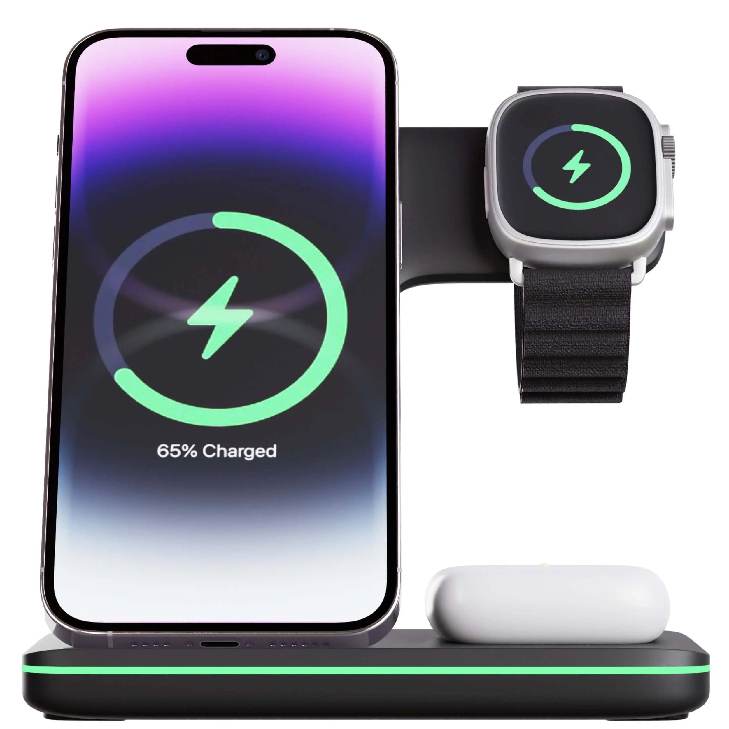 All-in-One Charger Station for iPhone, Watch & AirPods