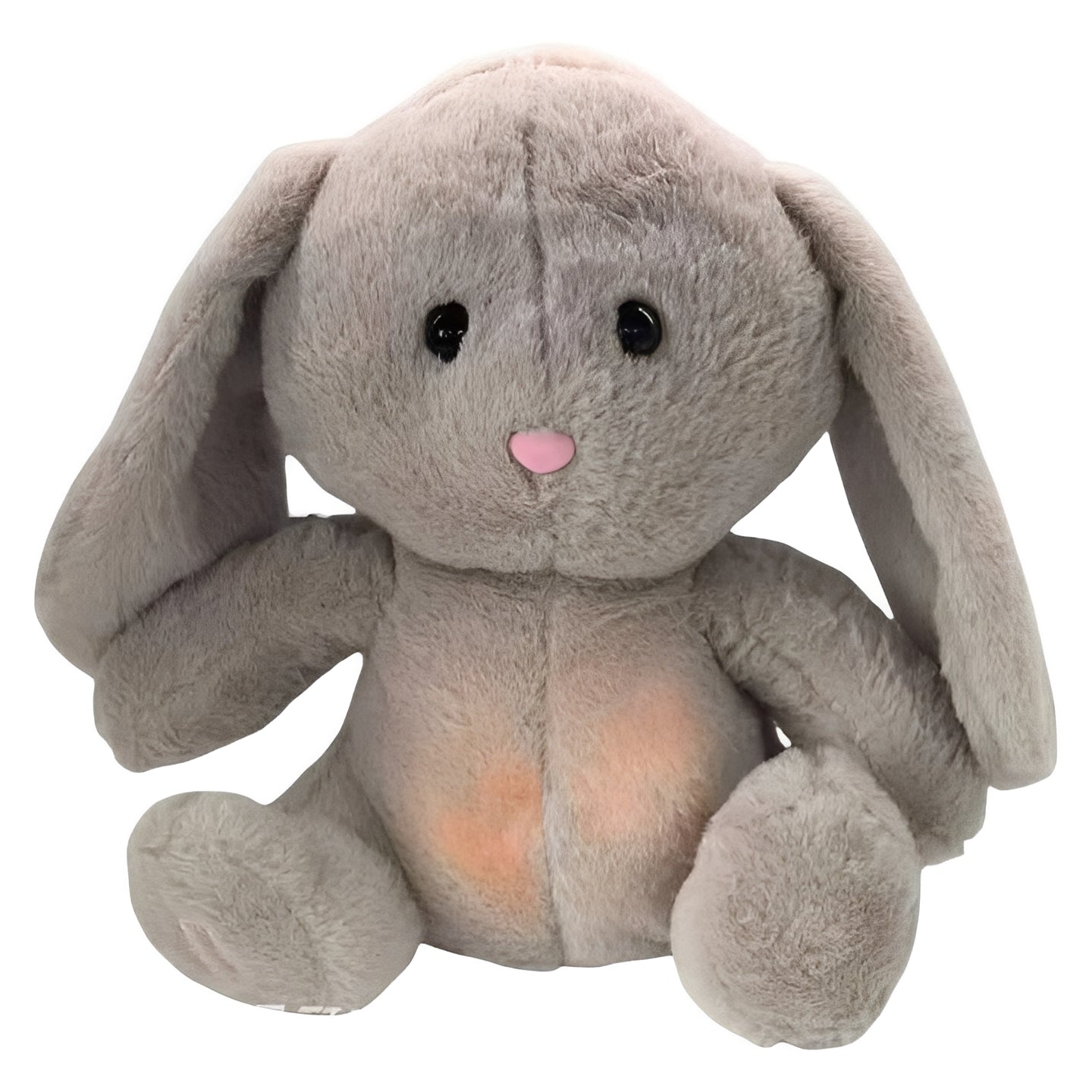 Cuddly Breathing Bunny with Gentle Glow and Soothing Sounds