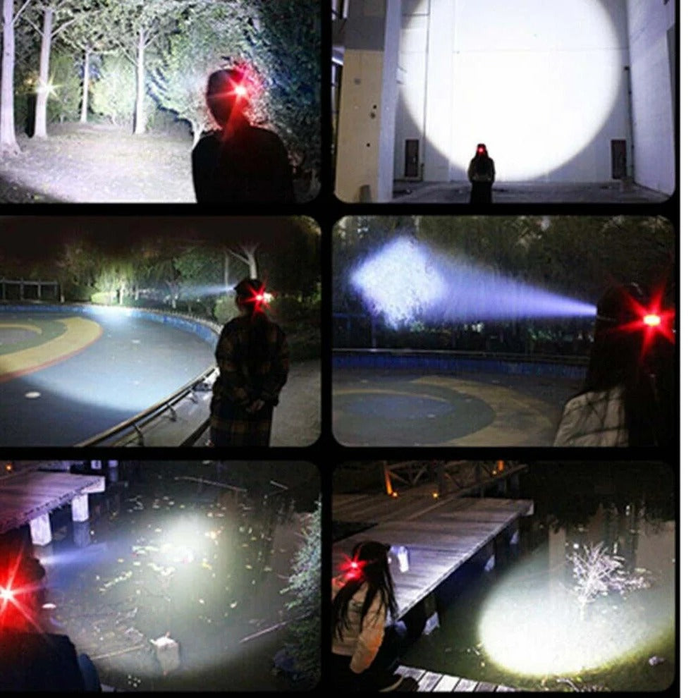 Ultra-Bright Rechargeable Headlamp with Adjustable Zoom