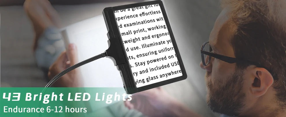 LED Illuminated Magnifying Lens