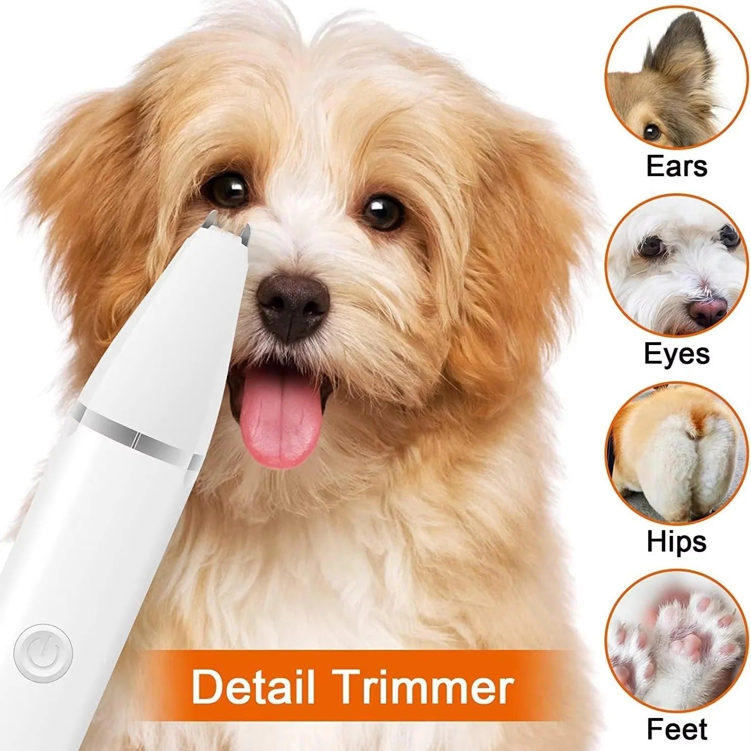 Rechargeable Pet Care Grooming Kit with Clipper and Nail Trimmer