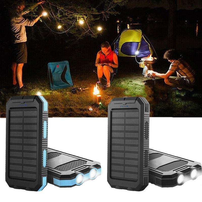Waterproof Power Bank with 500000mAh Solar Charging Capacity