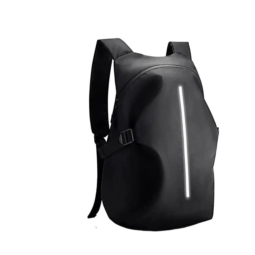 Versatile 40L Backpack for Helmets and Laptops with Reflective Safety Strips