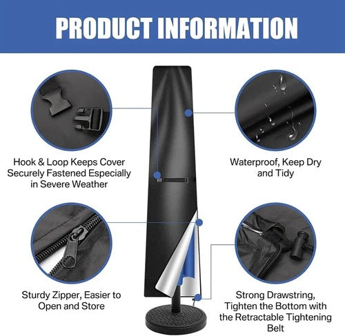 Outdoor Parasol Cover – Waterproof Protection for Umbrellas