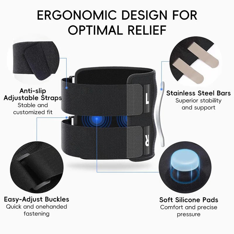 Versatile Comfort Brace for Sciatic Relief with Precision Padding