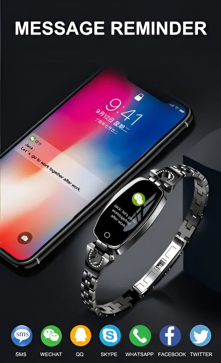 Chic Wellness Tracker with Heart Rate Monitoring