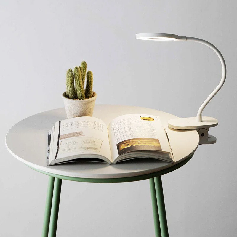 Clip-On Desk Lamp with Wireless Design