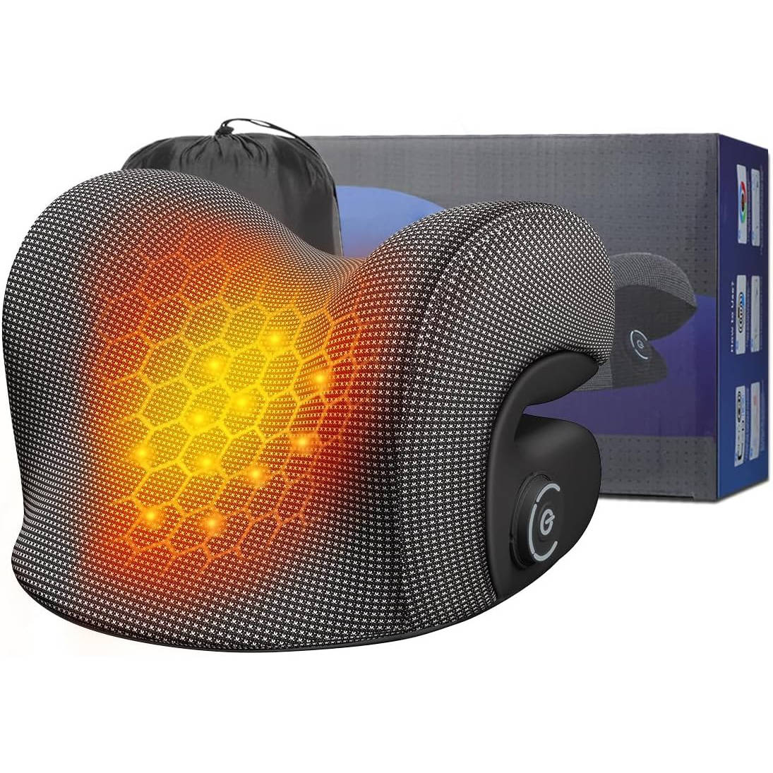 Soothing Neck Relaxer with Custom Heat and Massage Features