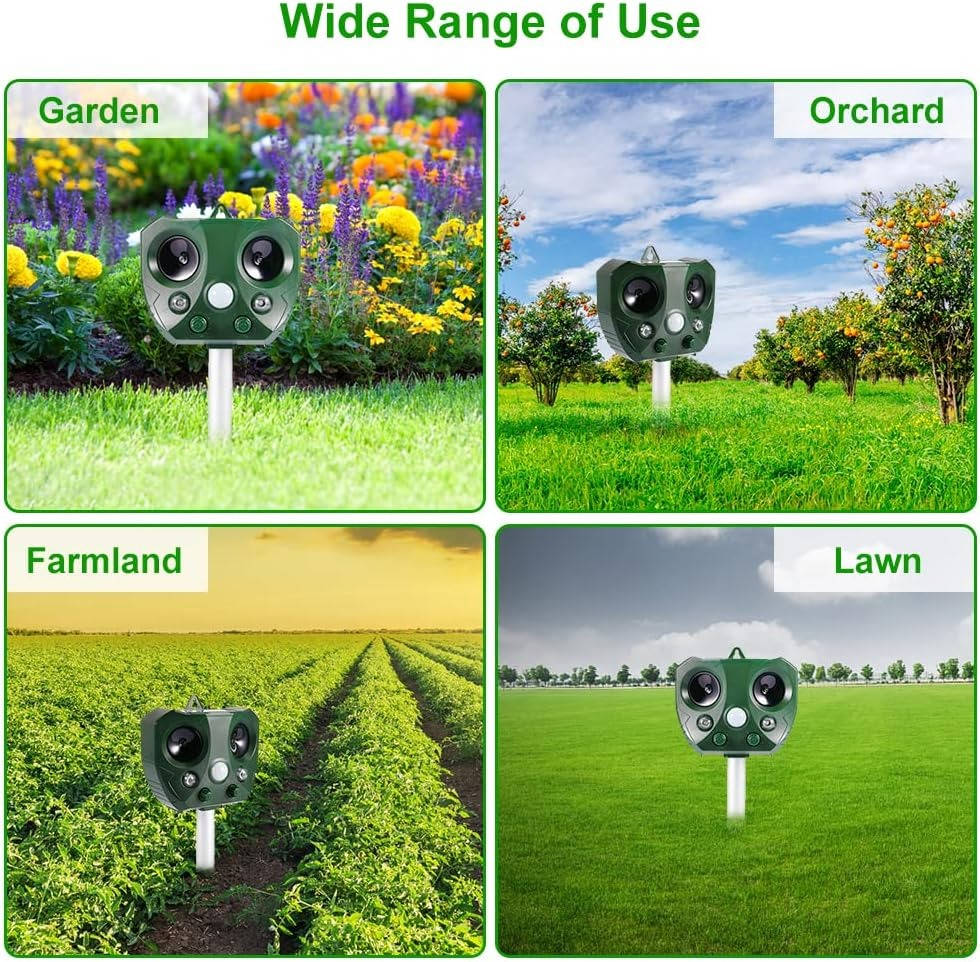 Ultrasonic Pest Repeller for Birds and Wildlife
