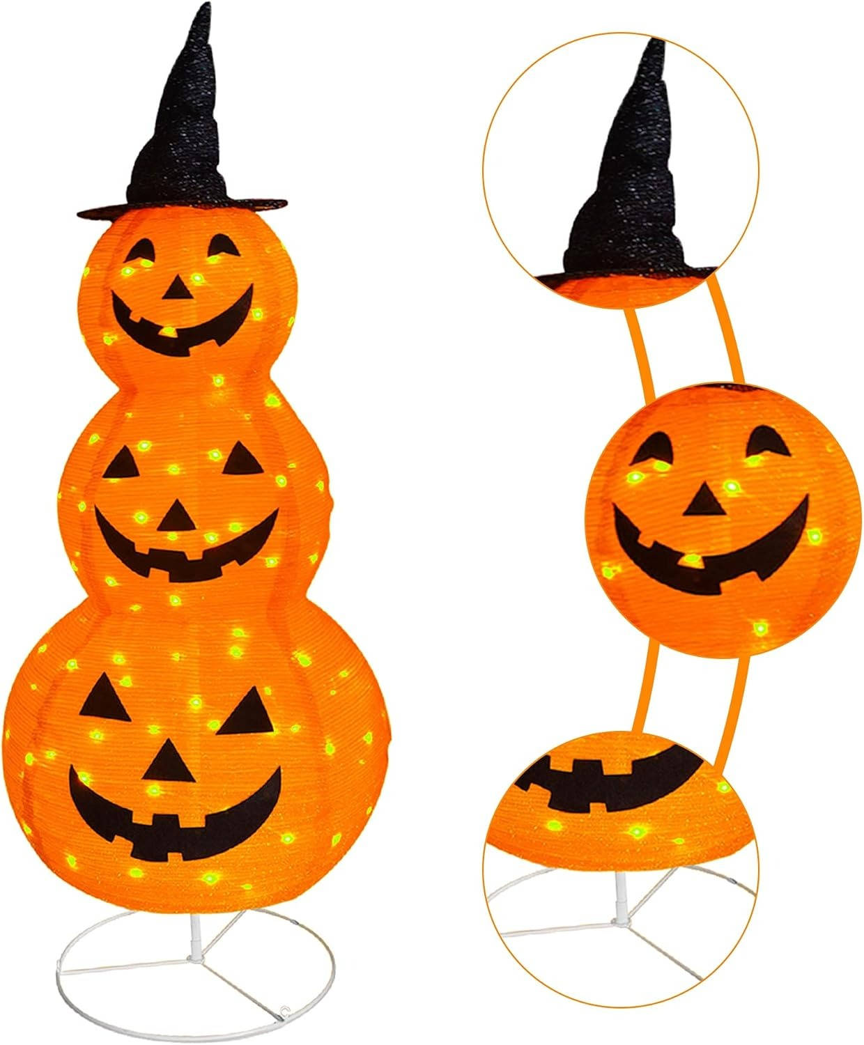 Outdoor Decorations for Halloween Pumpkins