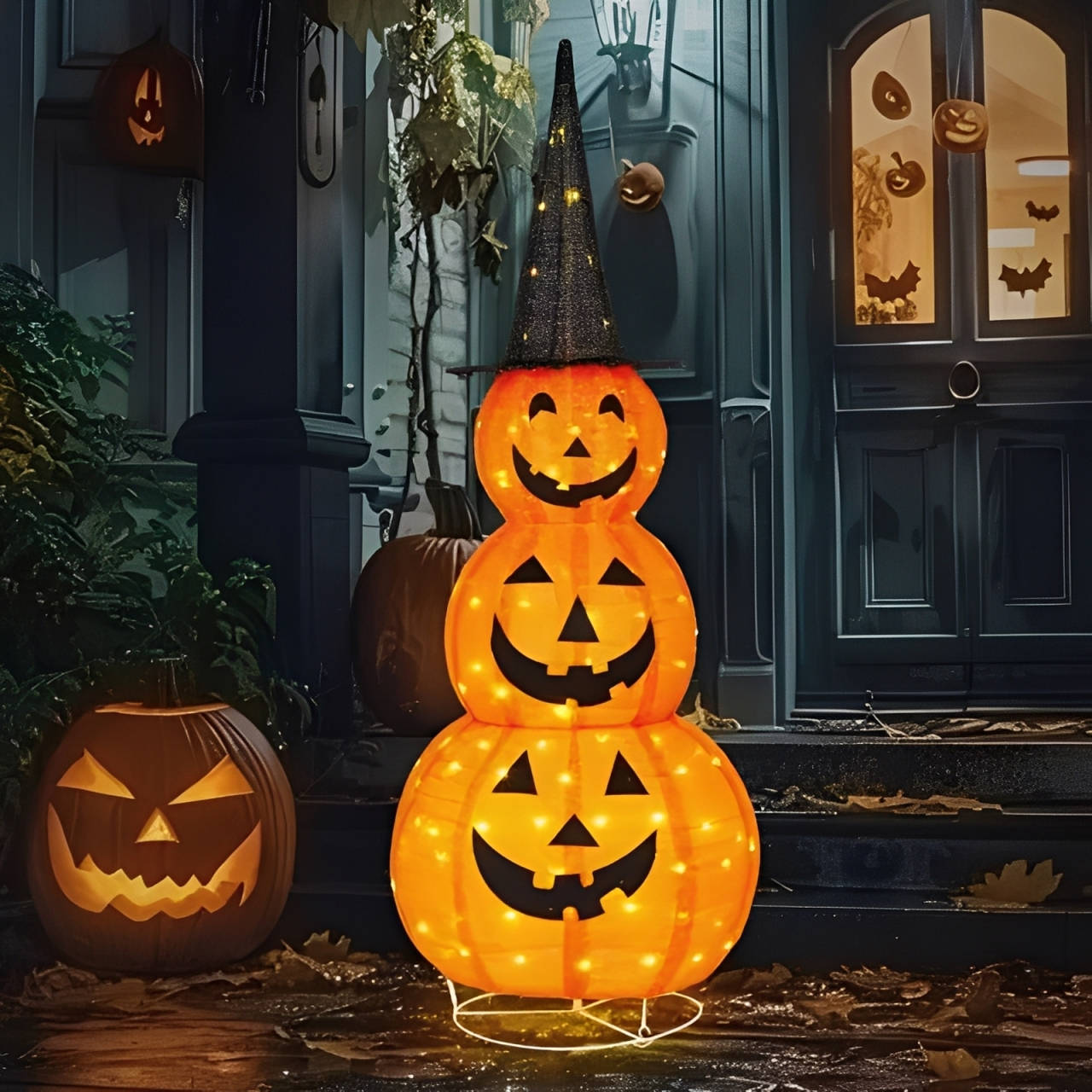 Outdoor Decorations for Halloween Pumpkins