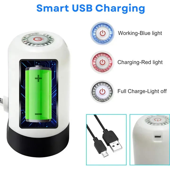 Rechargeable Wireless Water Pump Dispenser with Automatic Function